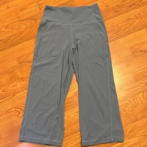 Lululemon Utility Blue Wide-Leg Cropped Pants